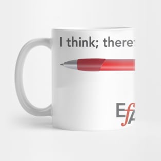 I think; therefore, I edit Mug